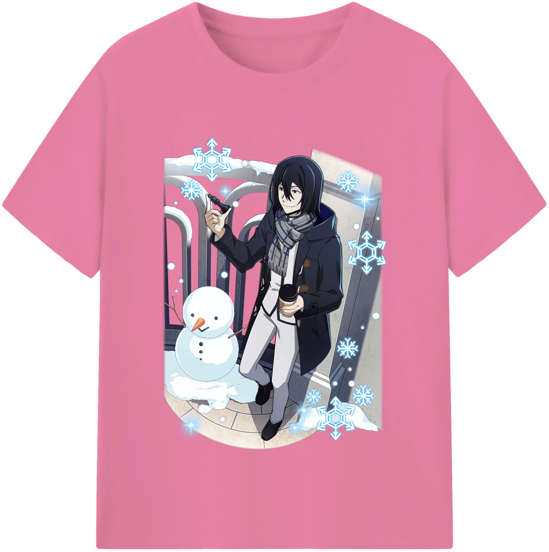（画像用） 文豪ストレイドッグス Bungo Stray Dogs 綿100％半袖Tシャツ（フロントプリント）